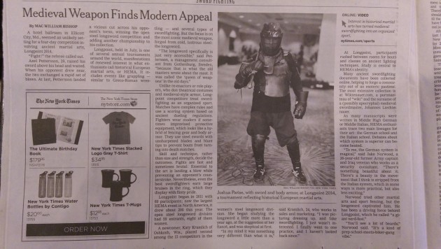 NY Times HEMA Article
